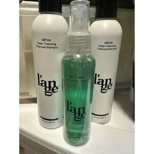L’ange LOT; (2) Detox Charcoal Shampoo; Salt and Sea Texturizing Spray